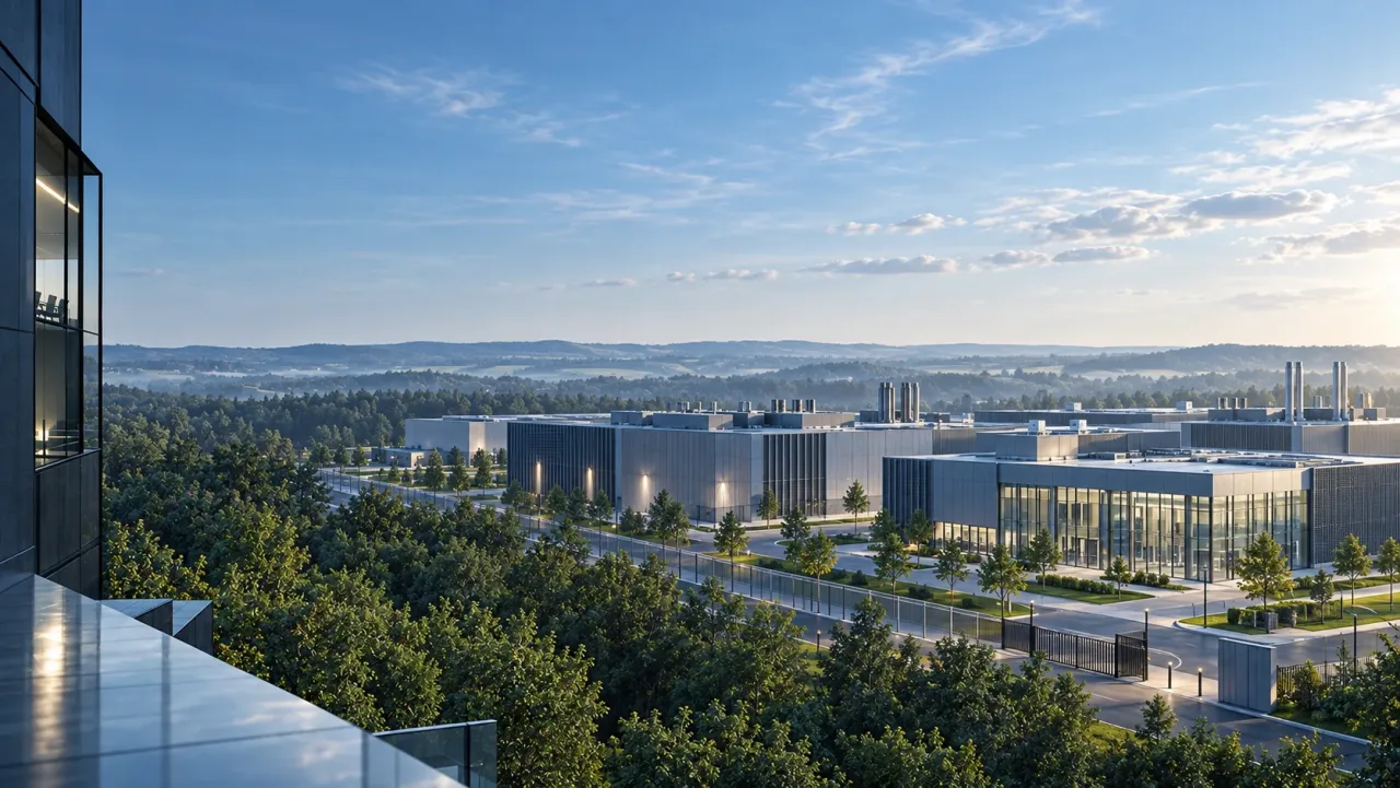 Moderner Technologie- und Infrastrukturcampus für spezialisierte Kandidatenmärkte